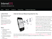 Tablet Screenshot of internet-101.com